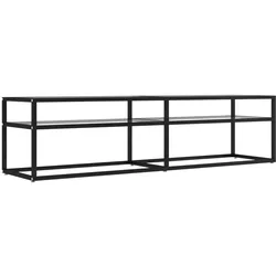 vidaXL TV-Schrank Transparent 160x40x40,5 cm Hartglas