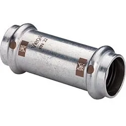 Viega Temponox Schiebemuffe 809249 35 mm, Stahl, nicht rostend, SC-Contur