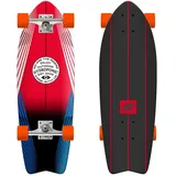 Hydroponic Fish C 28 ́ ́ Surfskate - Lines Red - 9.3 Zoll