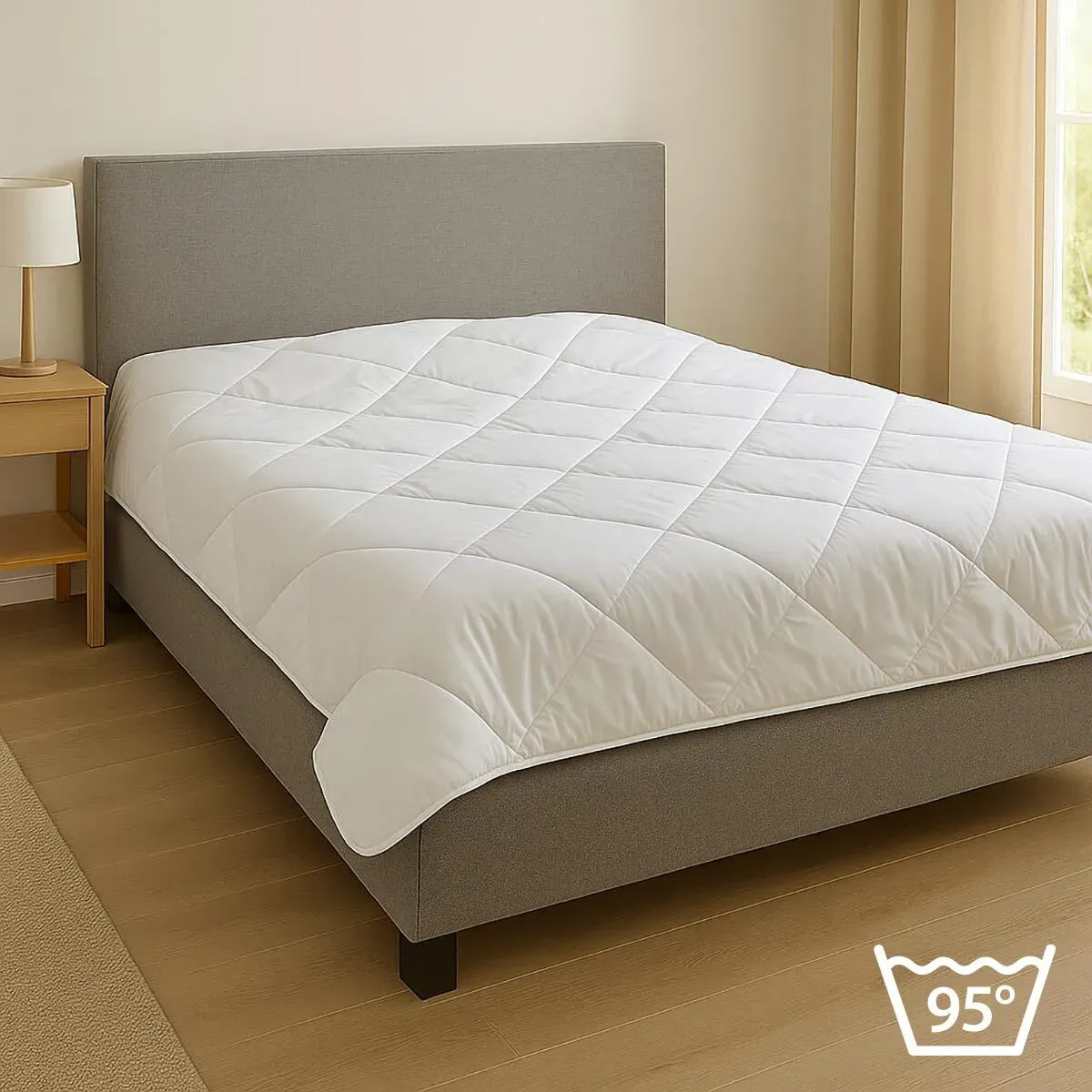 Allergovita Faserdecke medium kochfest, Füllung: 100% Hohlfaser 240x220 cm
