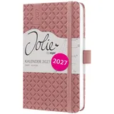 Sigel Wochenkalender Jolie dunkelrot 2027
