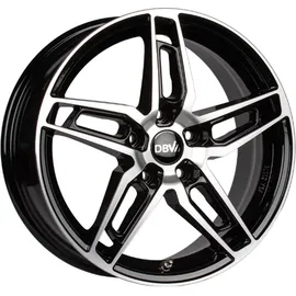DBV 5DS 005 7 x 17 5 x 114,3 ET40 MB71,6 Schwarz Glänzend