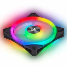 Corsair iCUE QL140 RGB PWM Dual Fan Kit, schwarz, 2er-Pack, LED-Steuerung, 140mm (CO-9050100-WW)