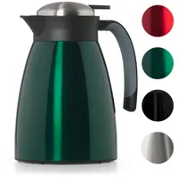 Blumtal Thermoskanne 1l - BPA-freie Teekanne mit Quick Tip