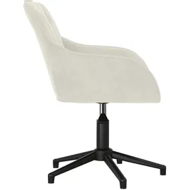 vidaXL Bürostuhl Samt Creme
