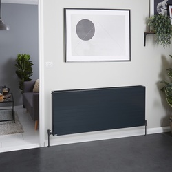 Design Flachheizkörper Horizontal, aus Stahl - Größe und Farbe wählbar - Stelrad Vita Deco von Hudson Reed