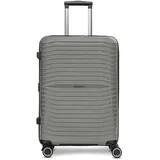 Stratic Shine 4 Rollen Trolley 65 cm mit Dehnfalte grey