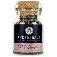 Ankerkraut Gewürz 9-Pfeffer-Symphonie, 9-Pfeffer-Symphonie, 70g im Korkenglas