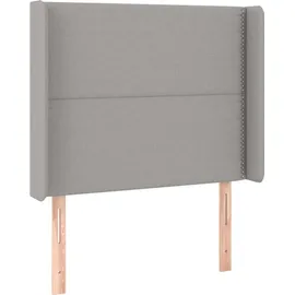 vidaXL Boxspringbett 100 x 200 cm Hellgrau