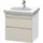 Duravit Waschtischunterschrank 2 Auszüge 60 x 61 x 45,3 cm Taupe/Weiß Matt