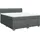 vidaXL Boxspringbett 180 x 200 cm Dunkelgrau