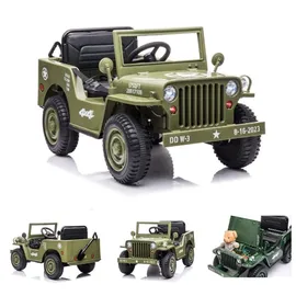 ES-Toys Elektro Auto Offroad Militär Grün (12V7A)