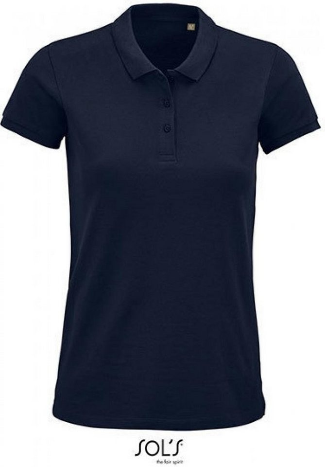 SOLS Poloshirt Damen Polo, Planet Women Polo Shirt, 100% Bio-Baumwolle M