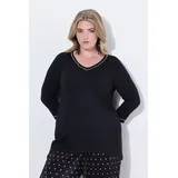 MIAMODA Shirt in schwarz | Gr.: 44