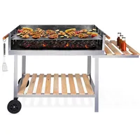 BBQ Collection Holzkohlegrill - BBQ mit Tisch - Gartenküchen