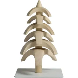 Seiffener Volkskunst Design-Objekt Drehbaum Twist Weißbuche Höhe 11,5 cm