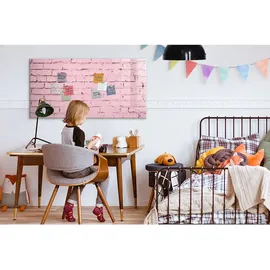 Tulup Magnettafel 120 x 60 cm Pink