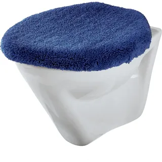 Erwin Müller WC-Deckelbezug WC-Deckelbezug "Zagori", mit Schnürung:, Uni blau