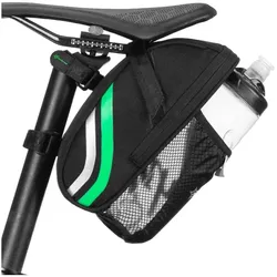 Fahrradtasche unter dem Sattel – schwarz - Satteltasche mit