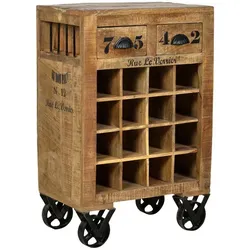 SIT Kommode »RUSTIC«, Mangoholz/Metall - braun