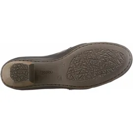 Rieker Hochfrontpumps RIEKER, Damen, Gr. 41, schwarz, Leder, unifarben, Schuhe Hochfrontpumps, Abendschuh, Trichterabsatz, Festtagsschuh, mit Stretcheinsätzen