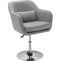 Homcom Drehstuhl Polyester Grau