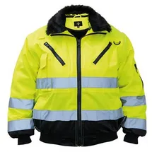 Korntex KXPJ | Pilot Jacket, Vier-in-eins Pilotenjacke - Farbe: Signal Yellow - Größe: 3XL - Gelb