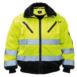 Korntex KXPJ | Pilot Jacket, Vier-in-eins Pilotenjacke - Farbe: Signal Yellow - Größe: 3XL - Gelb