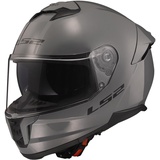 LS2 FF808 Stream II Solid Helm grau Größe XL