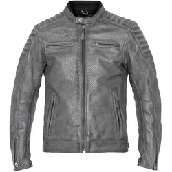 John Doe Storm Lederjacke grau - S