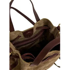 Pepe Jeans Melia Sadie Schultertasche Wildleder Brown/Green