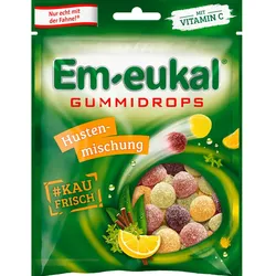 Em-eukal Gummidrops HUSTEN-MISCHUNG zuckerhaltig 90 g Bonbons