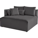 andas Ottomane »Nöre«, kurzes Lounge-Modul - zum Zusammenstellen, Breite 138 cm, Tiefe 128 cm grau