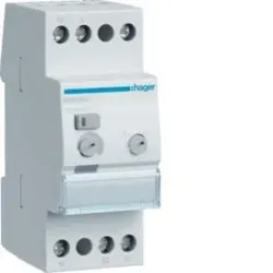 Hager EVN004 Ferndimmer 500W Universal Komfort, LED/ESL.Ferndimmer zur Steuerung von dimmbaren Energiespar- und LED Lampen, Glühlampen,