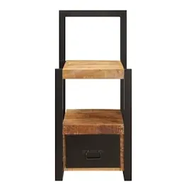 vidaXL Garderobenständer 40 x 40 x 90 cm Braun