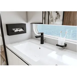 Hansgrohe AddStoris 265x145mm, Wandmontage, mattschwarz