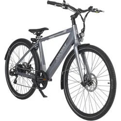 Leichtes City-E-Bike JOBOBIKE Viva 250W 34V 14AH Akku grau 27,5"