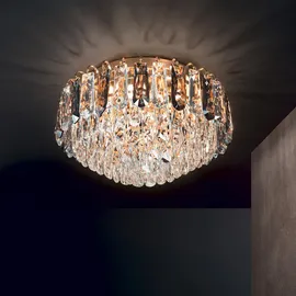 Ideal Lux Magnolia 1 gold Aluminium Glas Metall