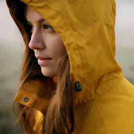Fjällräven Damen Vardag Anorak, Mustard Yellow, XXS