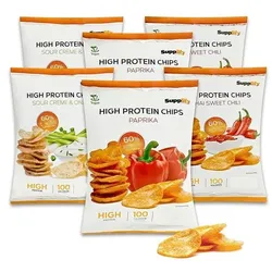 Supplify - High Protein Chips - 50g Geschmacksrichtung Thai Sweet Chili