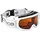 Black Crevice Damen Skibrille mit Doppelscheibe, BCR041003, weiß/orange...