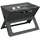 vidaXL Holzkohlegrill Faltbar schwarz