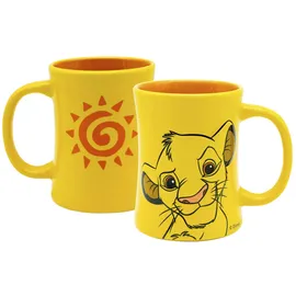 Geda Labels Tasse Simba 3D Relief 0,36 l Gelb