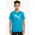 Puma teamRISE Logo Baumwolltrikot Jungen 02 speed blue/white 176