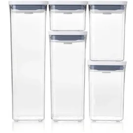 Oxo POP-Behälter weiß 0,4 l 5-teilig
