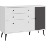 Forte Sideboard »Harllson EasyKlix by Forte«, weiß