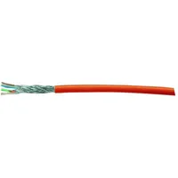 Kash 70M048 Netzwerkkabel CAT 7 S/FTP 4 x 2 x 0.25 mm2 Orange 50 m),