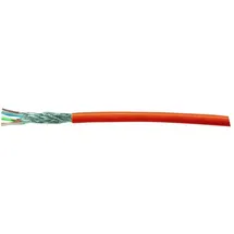 Kash 70M048 Netzwerkkabel CAT 7 S/FTP 4 x 2 x 0.25 mm2 Orange 50 m),