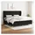 vidaXL Boxspringbett 200 x 200 cm Schwarz