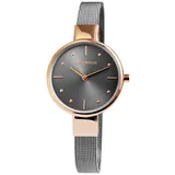 Just Watch Damen-Uhr Meshband Edelstahl Hakenverschluss Analog Quarz JW10009 (anthrazit)